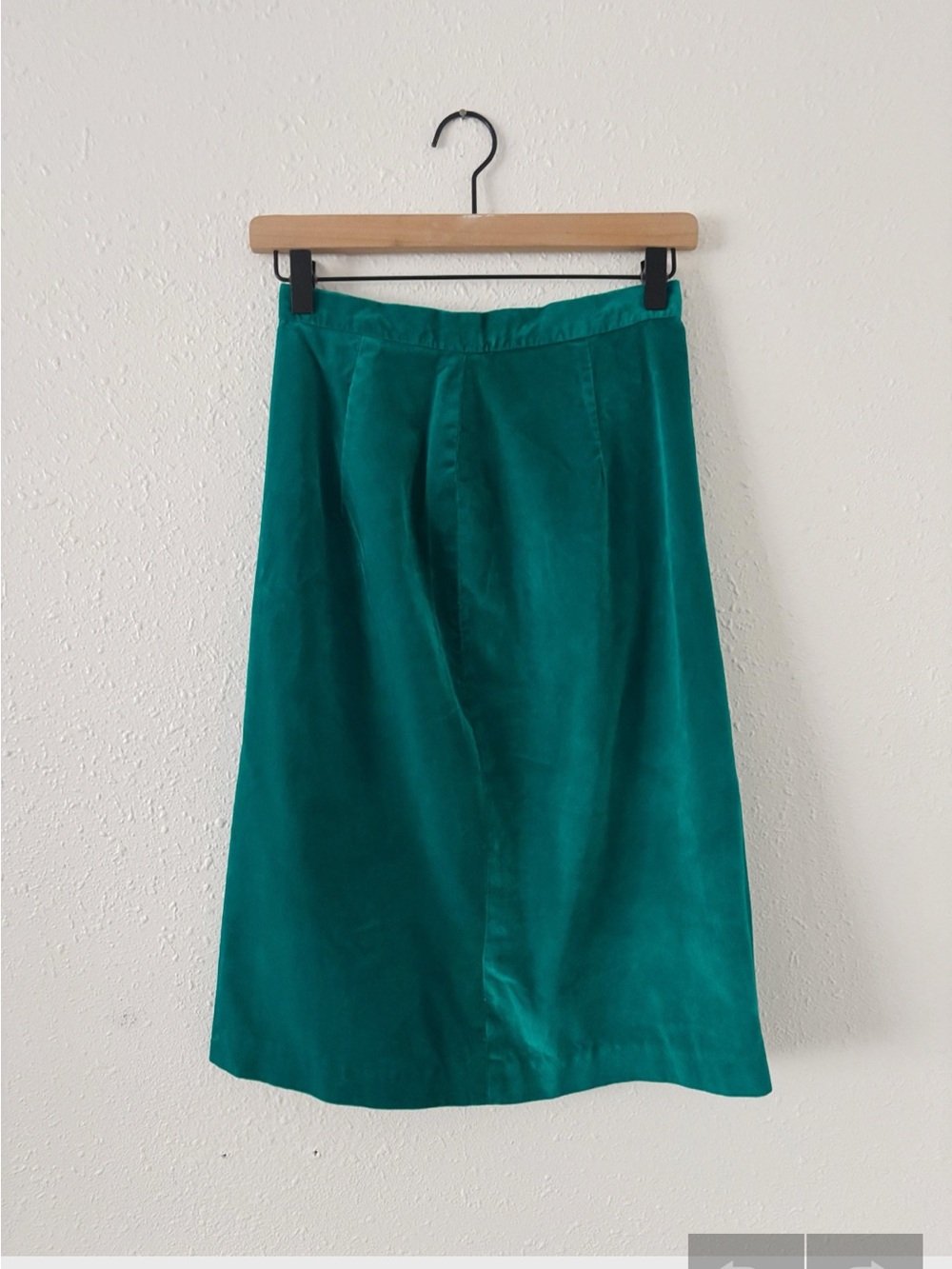 Emerald Green A-Line Skirt